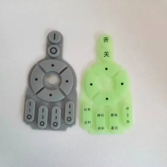 Silicone Rubber Keypad Manufacturers Membrane Switch 1/2/3/4 Key Button