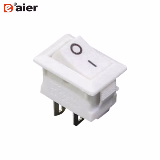 Interruttore a bilanciere Mini Spst a 2 pin on off T85 1e4