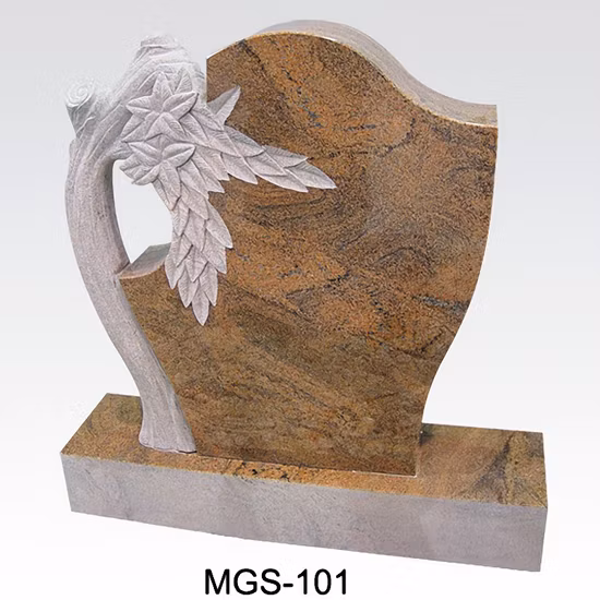 Lapide lapide lapide monumento personalizzato in granito grigio pietra naturale